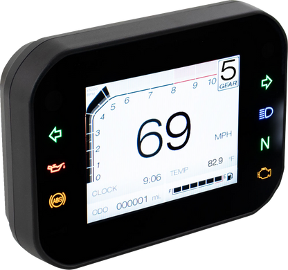 KOSO NORTH AMERICA TFT Multifunction Meter - RX-3S - Universal BA079000