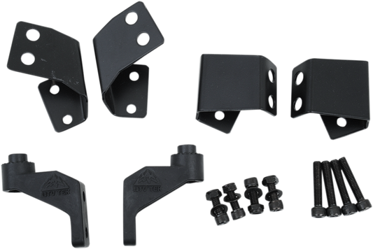 ATV-TEK Adapter - Mirror/Side View - Roll Cage - Black - Kit PMIRKIT-1