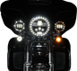 CUSTOM DYNAMICS ProBEAM LED Headlamp 7" - Black PB-7-B