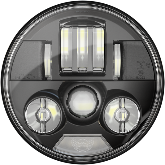CUSTOM DYNAMICS 7" Probeam® LED Headlamp - Black - Indian PB-7-IND-B