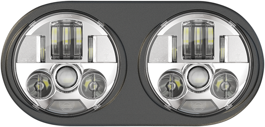 CUSTOM DYNAMICS ProBeam® LED Headlight - FLTR - Chrome PB-RG13-C
