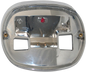 CUSTOM DYNAMICS Taillight Base Plate - Chrome TL-BASEPLATE-C