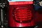 CUSTOM DYNAMICS Taillight - without License Plate Illumination Window - Red PB-TL-LP-R