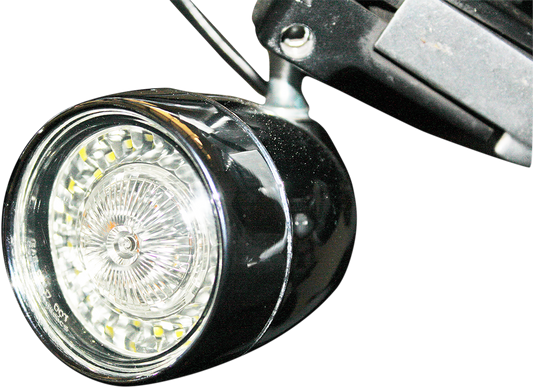 CUSTOM DYNAMICS Bullet Turn Signal - 1157 - Chrome - Smoke Lens PB-BB-AW-1157CS