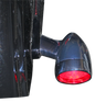CUSTOM DYNAMICS Bullet Turn Signal - 1157 - Chrome - Red Lens PB-BB-RR-1157CR