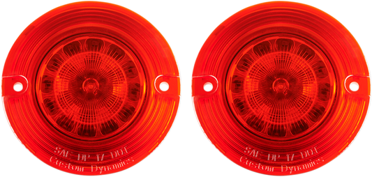 CUSTOM DYNAMICS Flat Signal Insert - 1157 - Red PB-R-1157-T