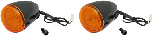 CUSTOM DYNAMICS ProBEAM® Turn Signals - Black/Amber PB-IND-RTS-A-B
