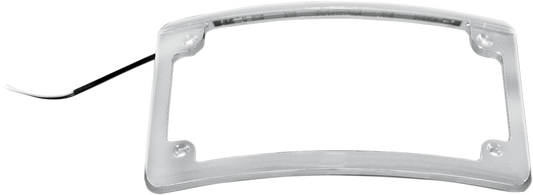 CUSTOM DYNAMICS LED License Plate Frame - Chrome LPF-RAD-C-LP