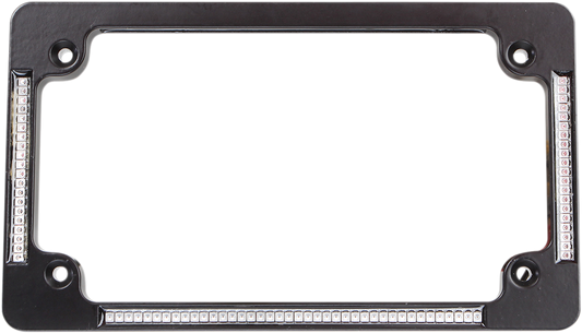 CUSTOM DYNAMICS License Plate Frame - Black TF04-B