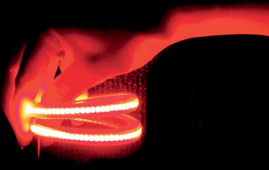 CUSTOM DYNAMICS TruFLEX® LED Strip - 12-3/4" - Red/Red TF100RR
