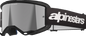 ALPINESTARS GOGGLES Vision 3 Goggle - Wordmark - Black - Silver Mirror Lens 5103225-1456