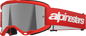 ALPINESTARS GOGGLES Vision 3 Goggle - Wordmark - Red - Silver Mirror Lens 5103325-3094