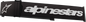 ALPINESTARS GOGGLES Supertech Goggle Strap - Black/White 9400125-12