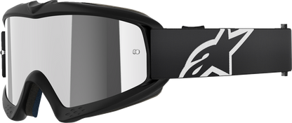 ALPINESTARS GOGGLES Youth Vision Goggle - Corp - Black - Silver Mirror Lens 5140225-1456