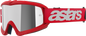 ALPINESTARS GOGGLES Youth Vision Goggle - Blaze - Red - Silver Mirror Lens 5140425-3094