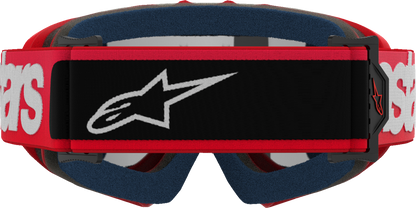 ALPINESTARS GOGGLES Youth Vision Goggle - Blaze - Red - Silver Mirror Lens 5140425-3094