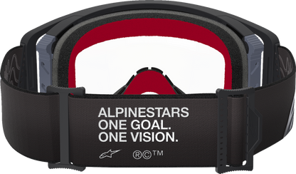 ALPINESTARS GOGGLES Supertech Goggle - Corp - Black/Gray - Clear Lens 5100125-1507