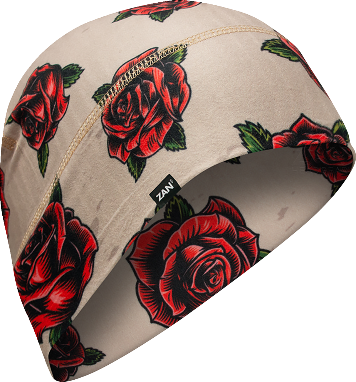 ZAN HEADGEAR SportFlex® Beanie Tattoo Roses WHLL207 – Comfortable, Soft, and UV Protective Headwear