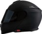 Z1R Solaris 2.0 Modular Helmet - Smoke - Flat Black - Large 0101-17473