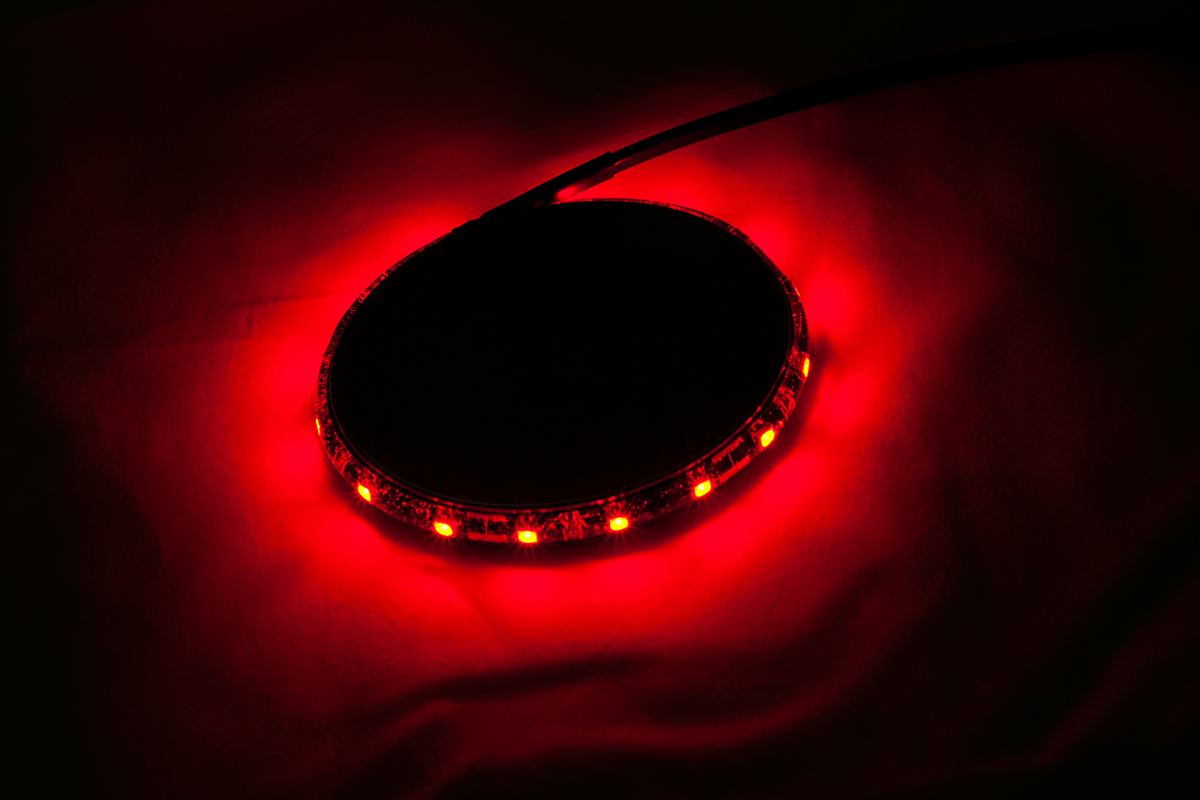 CUSTOM DYNAMICS MagicFLEX®2 Wheel Light - Black/Amber M215AMBERB