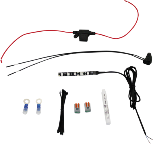 CUSTOM DYNAMICS Cheese Wedge Light Kit - Red WEDGE-KIT-R