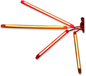 CUSTOM DYNAMICS Flexible LED Strips - 40 LEDs - Amber/Amber T2F40AA