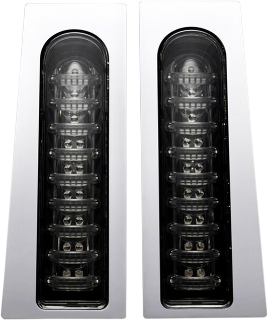CUSTOM DYNAMICS ProBEAM® Fillerz® Lights - Smoke - Chrome PB-FILL-S-C