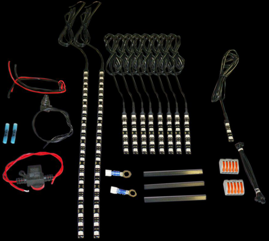 CUSTOM DYNAMICS MagicFLEX®2 Engine Accent Light Kit - Indian - Pink M2EK1-IND-PINK