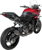 AKRAPOVIC Racing Line Exhaust System - Titanium - Tiger Sport 660 S-T6R2-CQTBL