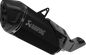 AKRAPOVIC Slip-On Line Muffler - Titanium - CRF1100L - Black S-H11SO4-HAFT