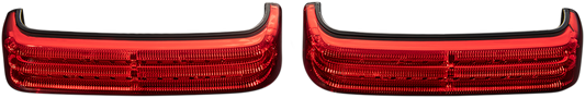 CUSTOM DYNAMICS Saddlebag Lights - BCM - Black/Red PB-SB-BCM-BR