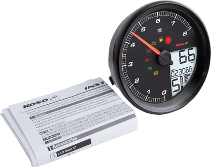 KOSO NORTH AMERICA HD-05 Multifunction Meter - Black BA072110