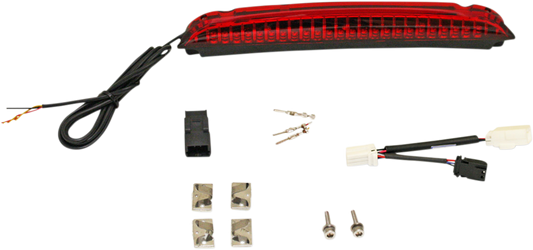 CUSTOM DYNAMICS Luggage Rack Light - Red CD-LR-03-R