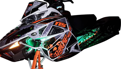 CUSTOM DYNAMICS Snowmobile LED Running Board Kit MWZ-OR-SNOW-01