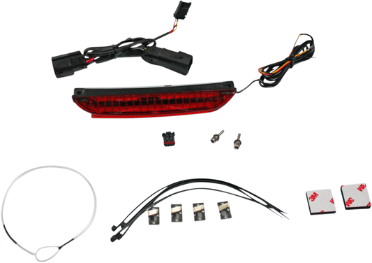 CUSTOM DYNAMICS Luggage Rack Light Bar - Red CD-LR-05-R