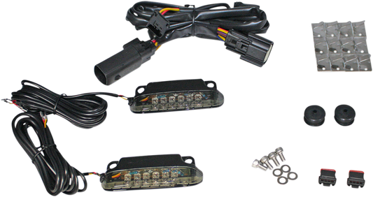 CUSTOM DYNAMICS Luggage Rack Light Bar - Smoke CD-LR-07-S