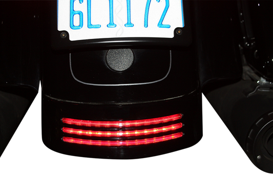 CUSTOM DYNAMICS TriBar LED Light - Red PB-TRI-4-RED