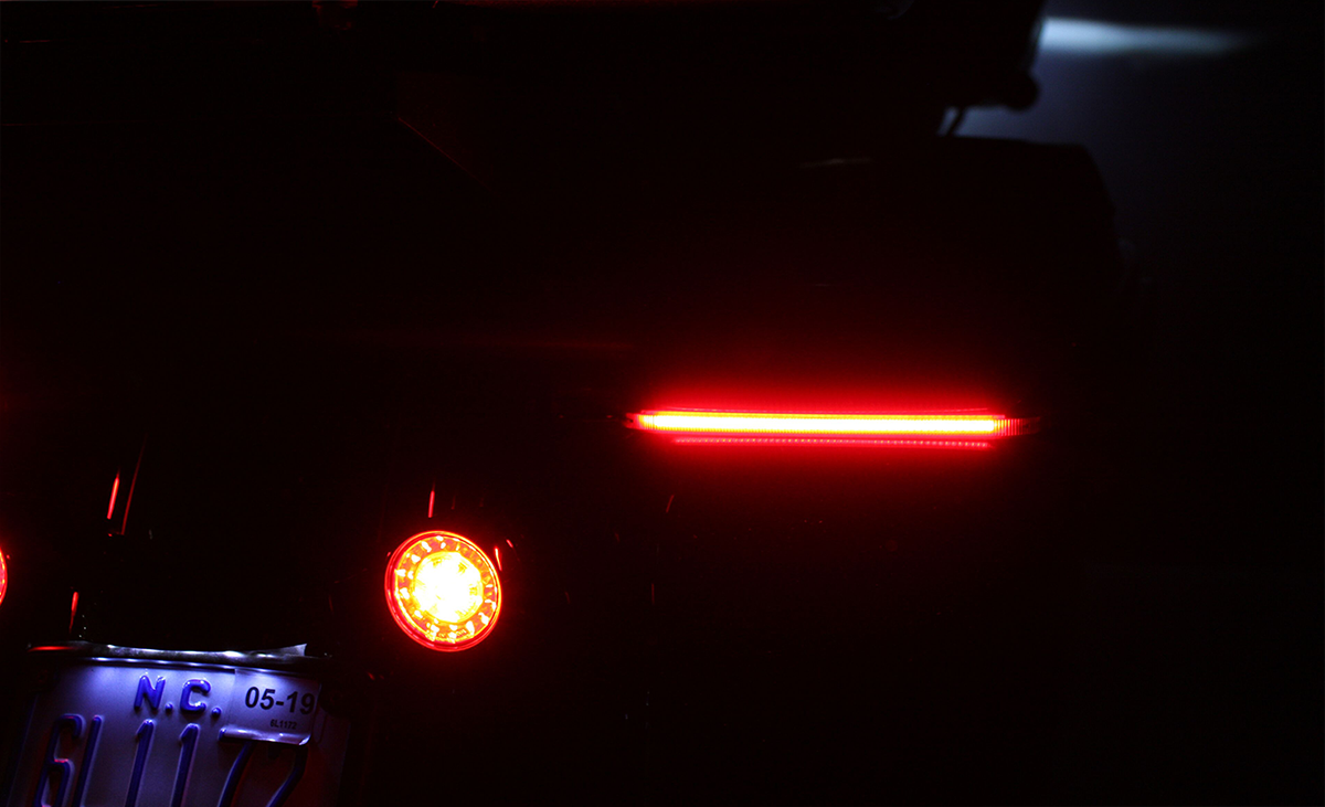 CUSTOM DYNAMICS Saddlebag Lights - '97-'13 - Red Lens CD-LP-HD-R