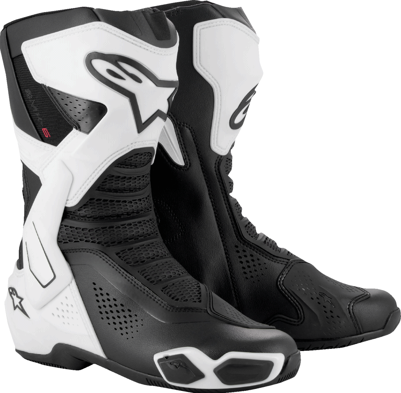 ALPINESTARS SMX-6 V3 Vented Boots - Black/White - US 12/EU 47 2223225-21-47