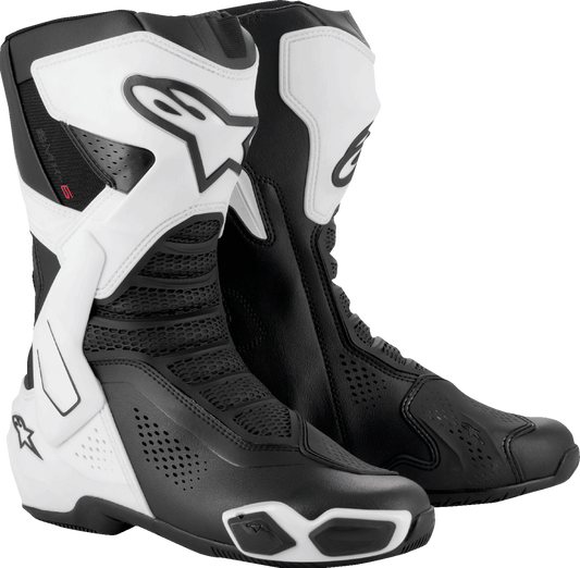 ALPINESTARS SMX-6 V3 Vented Boots - Black/White - US 12/EU 47 2223225-21-47