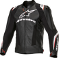ALPINESTARS Missile v3 Ignition Leather Jacket - Black/White - US 50 / EU 60 3100325-12-60