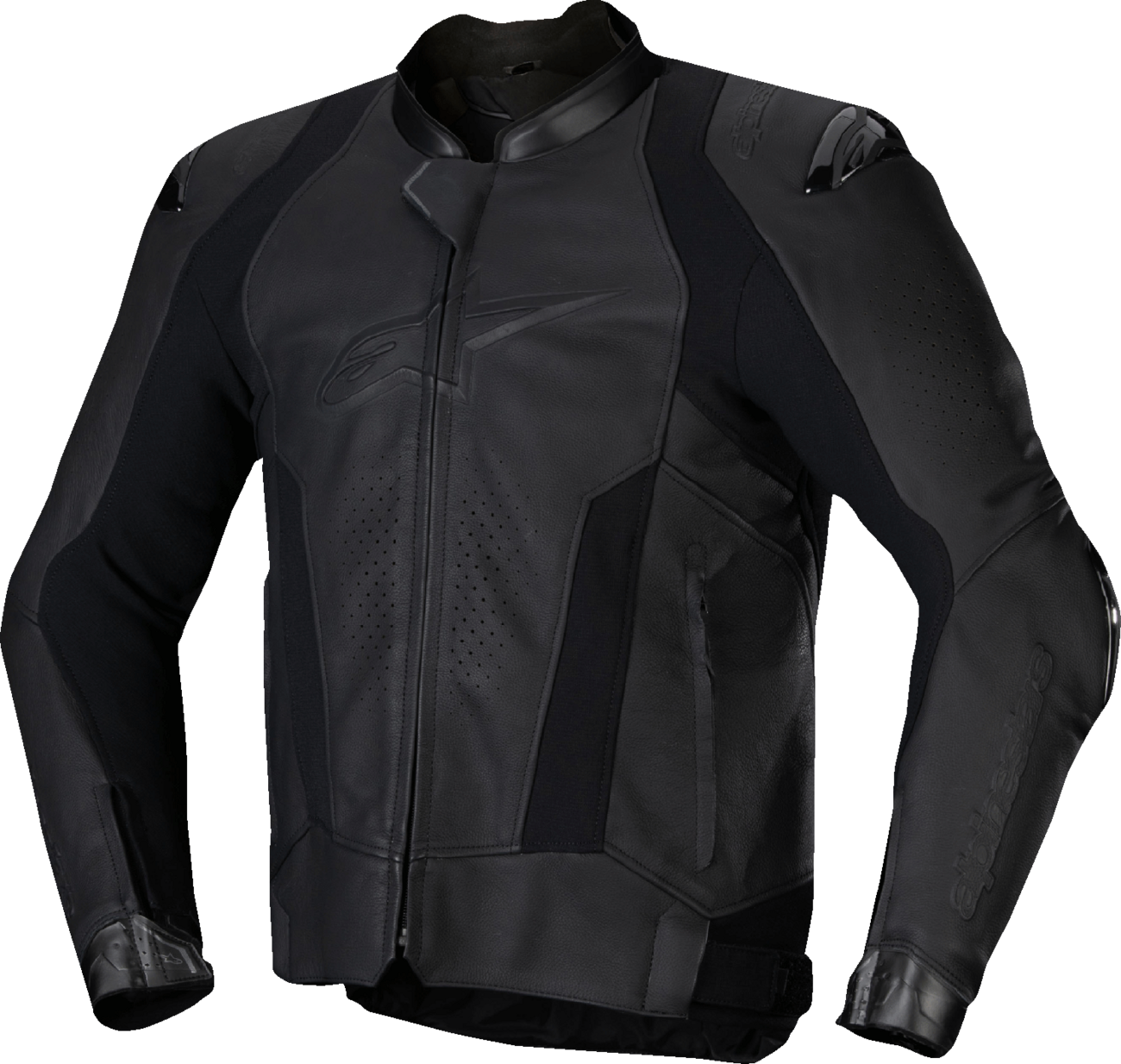 ALPINESTARS Missile v3 Leather Jacket - Black/Black - US 44 / EU 54 3100125-1100-54