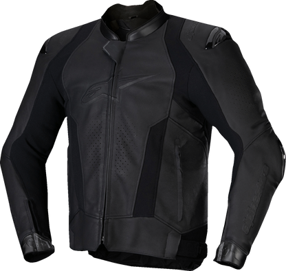 ALPINESTARS Missile v3 Leather Jacket - Black/Black - US 46 / EU 56 3100125-1100-56