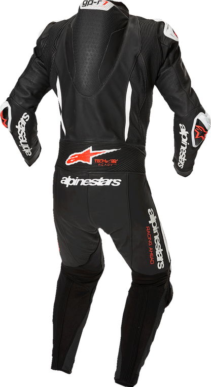 ALPINESTARS GP-R7 1-PC Leather Suit - Black/White/Red Fluo - US 48 / EU 58 3150125-1231-58