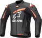 ALPINESTARS GP Plus v4 Leather Jacket - Black/Fluo Red/White - US 46 / EU 56 3100524-1321-56