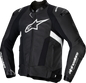 ALPINESTARS Missile v3 Leather Jacket - Black/White - US 42 / EU 52 3100125-12-52