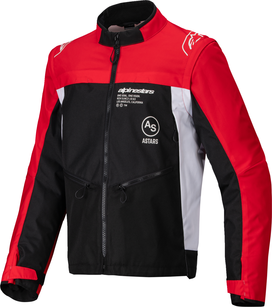 ALPINESTARS Pro-Dura Jacket - Black/Red/White - Large 3700125-1342-L