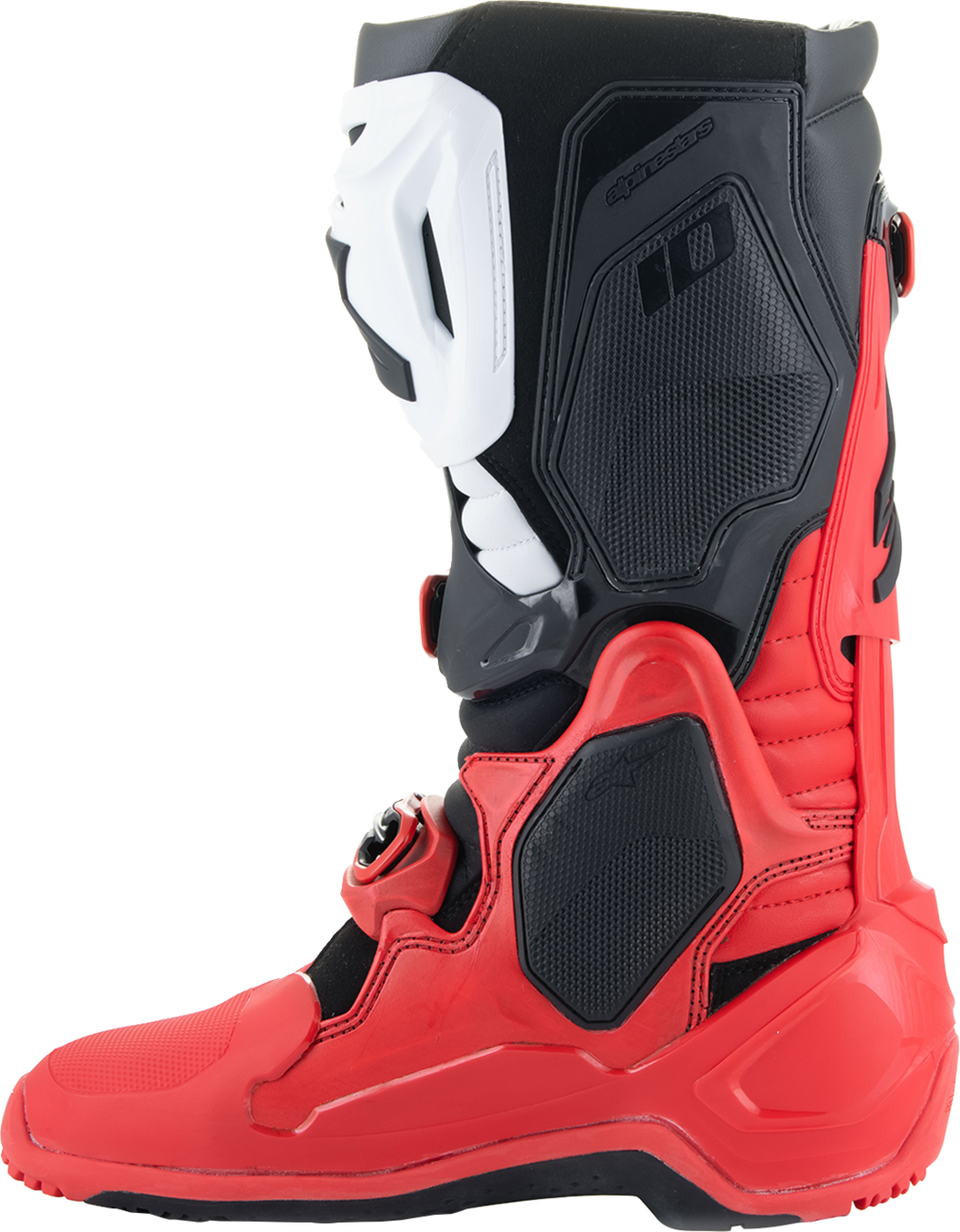 ALPINESTARS Tech 10 Enduro Boots - Bright Red/Black/White - US 10 / EU 44.5 2010025-3016-10