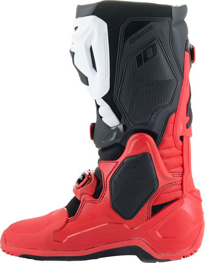 ALPINESTARS Tech 10 Enduro Boots - Bright Red/Black/White - US 12 / EU 47 2010025-3016-12