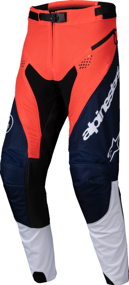 ALPINESTARS Pro-Dura Pants - Navy/Hot Orange/White - US 34 3720125-7162-34